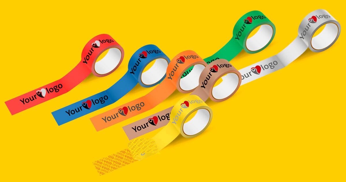 Customised security tape / tamper evident tape Seal King Europe